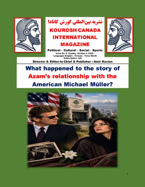 Cover of Kourosh Canada Weekly Magazine