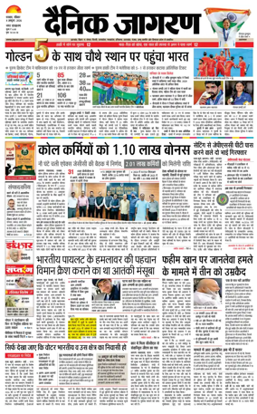Cover of Dainik Jagran - Dhanbad