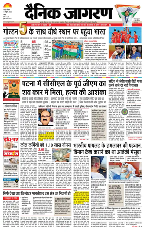 Cover of Dainik Jagran - Ranchi