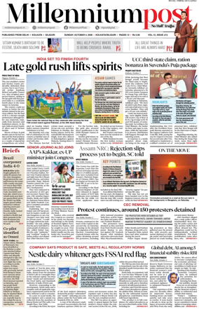Cover of Millennium Post (Kolkata)