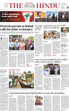 Cover of The Hindu (Hyderabad)