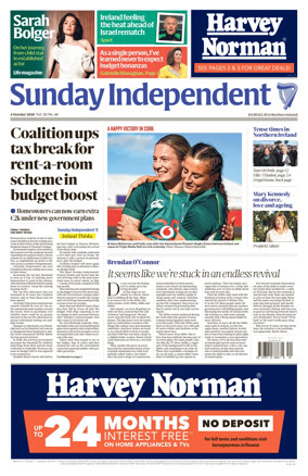 Cover of Sunday Independent (Ireland)