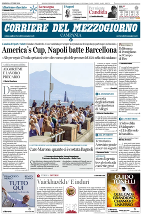 Cover of Corriere del Mezzogiorno (Campania)