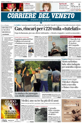 Cover of Corriere del Veneto (Padova e Rovigo)