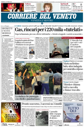 Cover of Corriere del Veneto (Venezia e Mestre)