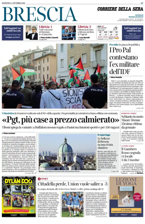 Cover of Corriere della Sera (Brescia)