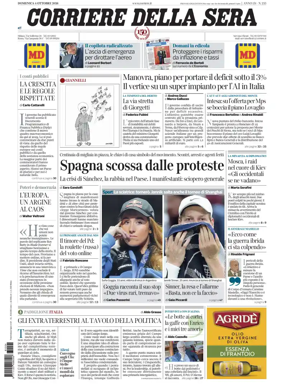 Cover of Corriere della Sera