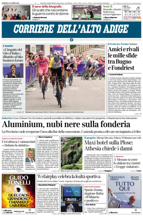 Cover of Corriere dell'Alto Adige