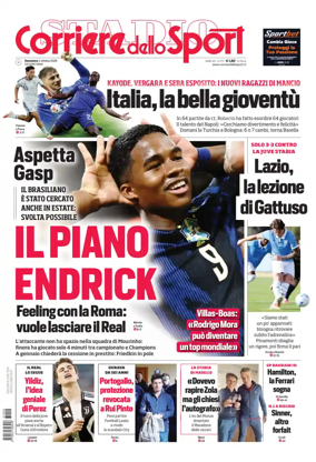 Cover of Corriere dello Sport (Lazio)