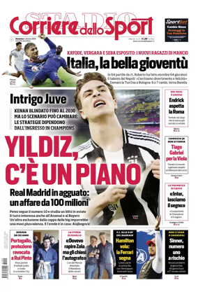 Cover of Corriere dello Sport