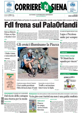 Cover of Corriere di Siena