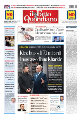 Cover of Il Fatto Quotidiano