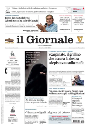 Cover of Il Giornale (Italy)
