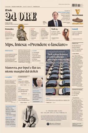 Cover of Il Sole 24 Ore