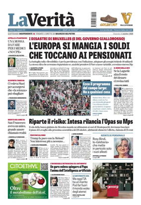 Cover of La Verita (Italia)