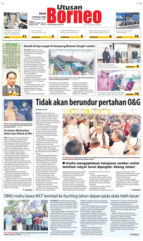 Cover of Utusan Borneo (Sarawak)