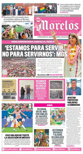 Cover of Diario de Morelos