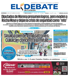 Cover of El Debate de Culiacan