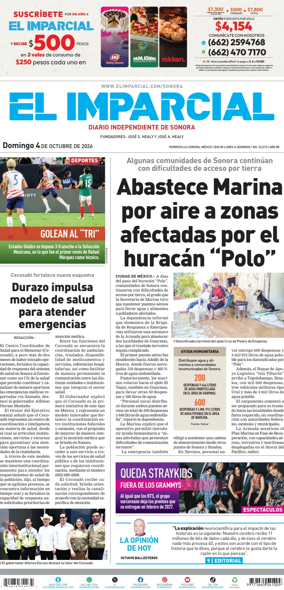 Cover of El Imparcial