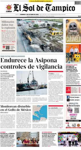 Cover of El Sol de Tampico