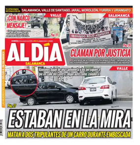 Cover of Periodico Al Dia (Salamanca)