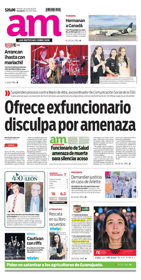 Cover of Periodico AM (Leon)