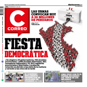 Cover of Diario Correo