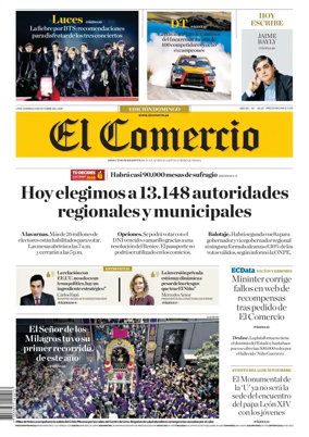Cover of Diario El Comercio