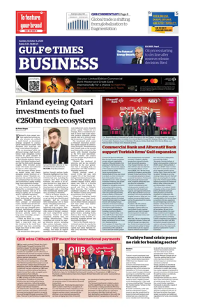 Cover of Gulf Times Business