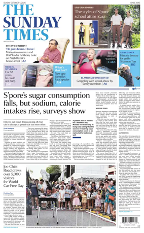 Cover of The Straits Times