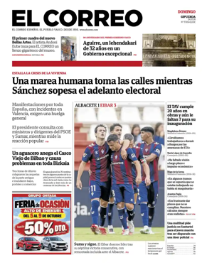 Cover of El Correo (Gipuzkoa)