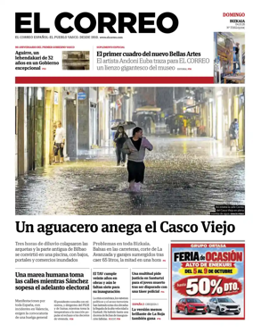 Cover of El Correo (Vizcaya)