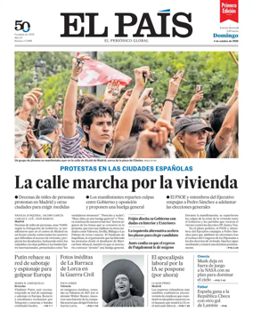 Cover of EL PAIS primera edicion