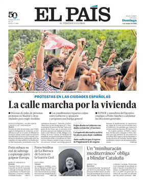 Cover of EL PAIS Catalunya