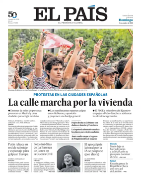 Cover of El Pais (Galicia)