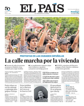 Cover of EL PAIS Valencia