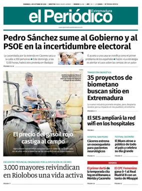 Cover of El Periodico Extremadura