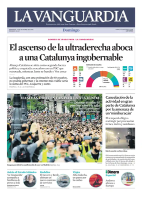 Cover of La Vanguardia