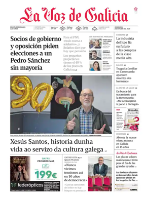 Cover of La Voz de Galicia (Barbanza)