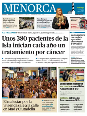 Cover of Menorca Diario Insular