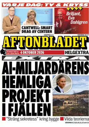 Cover of Aftonbladet