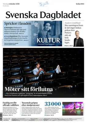 Cover of Svenska Dagbladet
