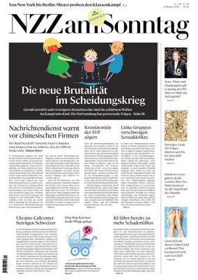 Cover of Neue Zurcher Zeitung Sunday