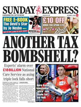 Cover of Sunday Express