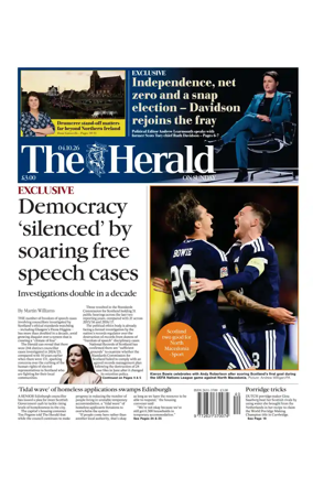 Cover of The Herald (Scotland)