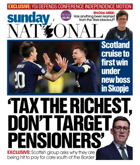 Cover of The National (Scotland)