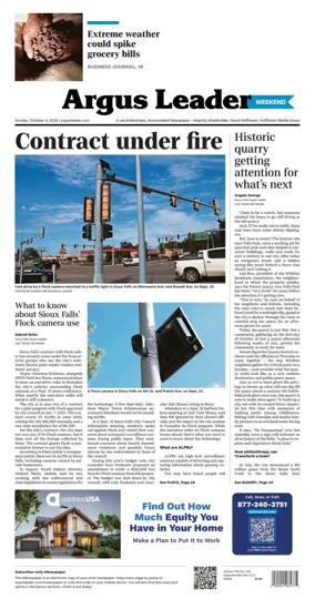 Cover of Argus Leader
