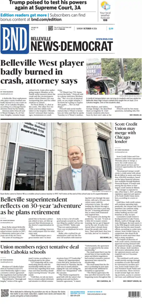 Cover of Belleville News-Democrat (Sunday)