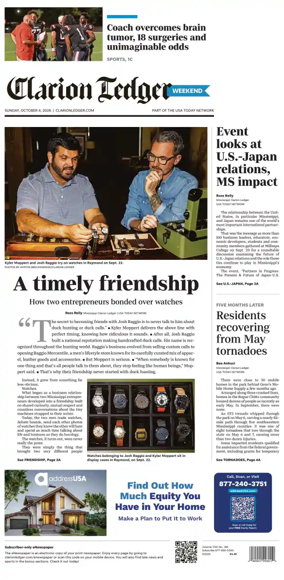 Cover of Clarion Ledger