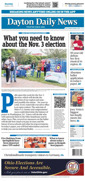 Cover of Dayton Daily News